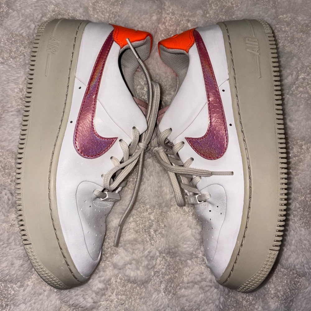 Nike Womens Air Force 1 Sage Low CV3036-100 White Casual Shoes Sneakers Size 7